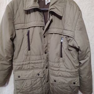 Destry Men's Olive Quilted Jacket SIZE LARGE